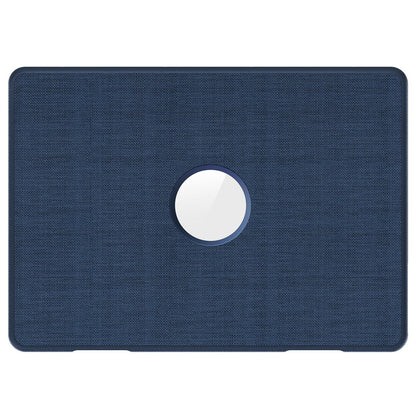 Laptop Case for MacBook Air 13 inch (2026) A3449 / (2025) A3240 / (2024) A3113 / (2022) A2681 PC TPU Cloth Shockproof Cover with Logo View / Kickstand