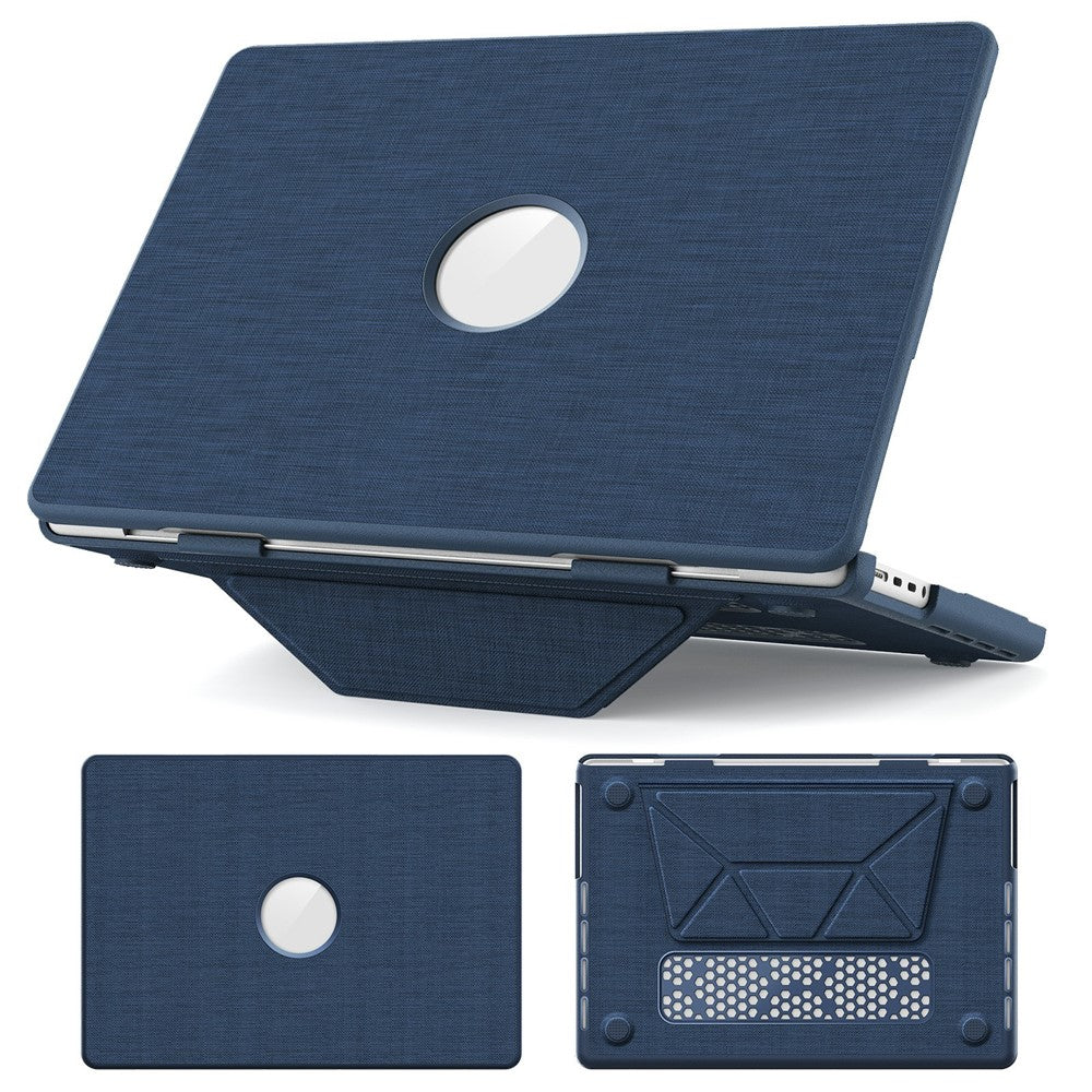 Laptop Case for MacBook Pro 14 inch (2026) A3427 A3426 / (2025) A3434 A3112 A3185 A3401 / (2024) A2918 A2992 / (2023) A2779 / (2022) / (2021) A2442 Kickstand Cover with Logo View