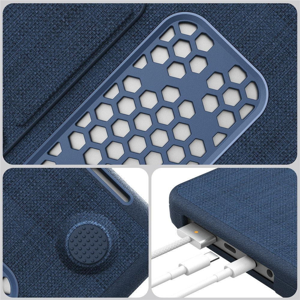 Laptop Case for MacBook Pro 14 inch (2026) A3427 A3426 / (2025) A3434 A3112 A3185 A3401 / (2024) A2918 A2992 / (2023) A2779 / (2022) / (2021) A2442 Kickstand Cover with Logo View