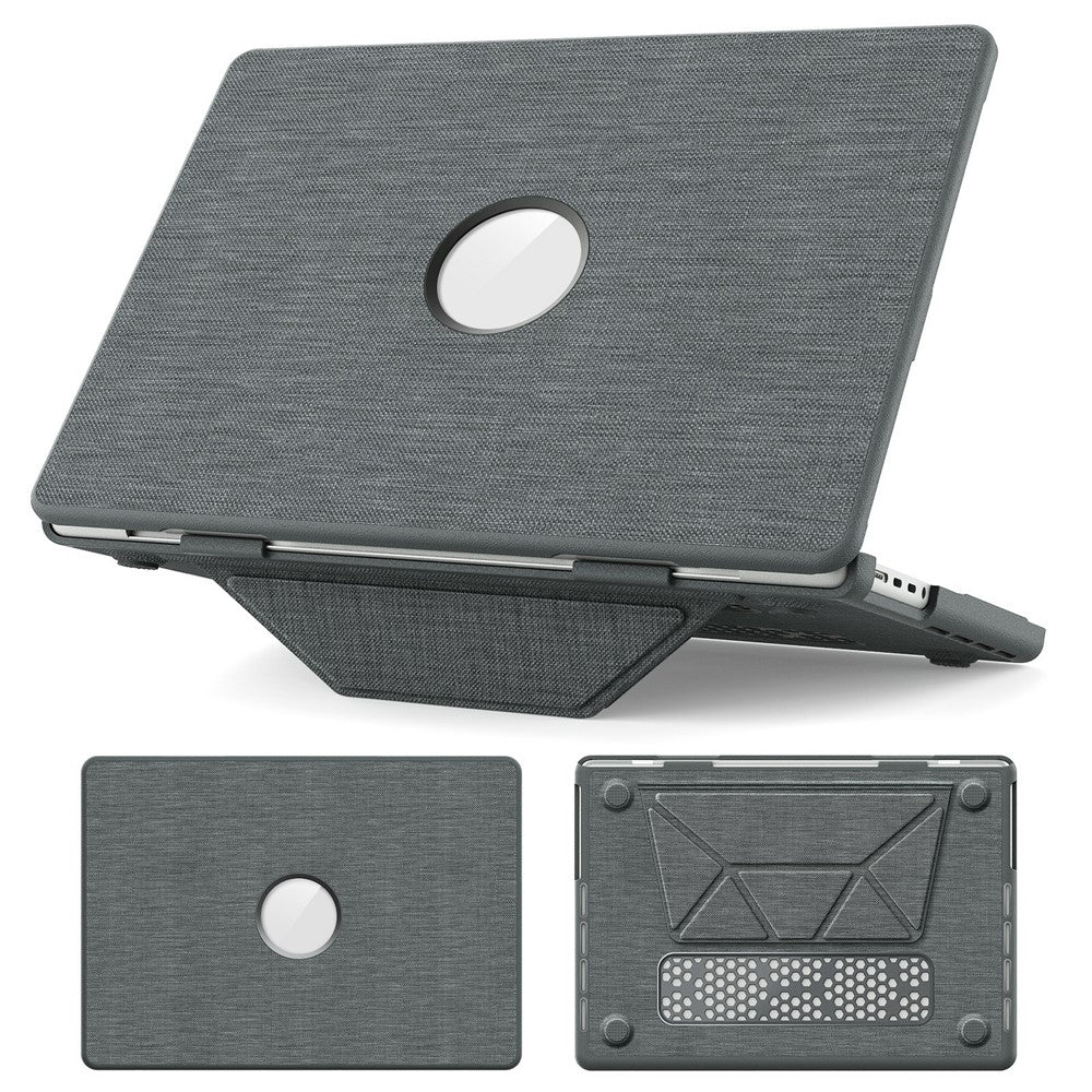 Laptop Case for MacBook Pro 14 inch (2026) A3427 A3426 / (2025) A3434 A3112 A3185 A3401 / (2024) A2918 A2992 / (2023) A2779 / (2022) / (2021) A2442 Kickstand Cover with Logo View
