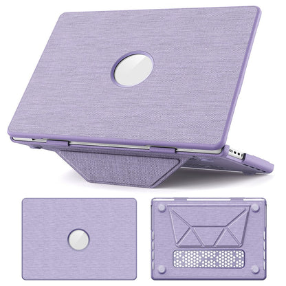 Laptop Case for MacBook Pro 14 inch (2026) A3427 A3426 / (2025) A3434 A3112 A3185 A3401 / (2024) A2918 A2992 / (2023) A2779 / (2022) / (2021) A2442 Kickstand Cover with Logo View