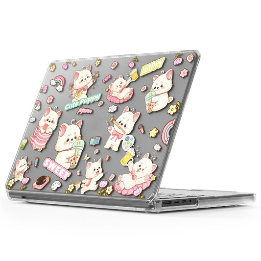 Imprint Pattern PC TPU Laptop Case For MacBook Pro 14 inch (2026) A3427 A3426 / (2025) A3434 A3112 A3185 A3401 / (2024) A2918 A2992 / (2023) A2779 / (2022) / (2021) A2442