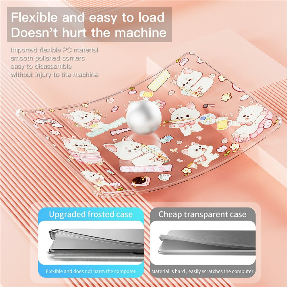 Imprint Pattern PC TPU Laptop Case For MacBook Pro 14 inch (2026) A3427 A3426 / (2025) A3434 A3112 A3185 A3401 / (2024) A2918 A2992 / (2023) A2779 / (2022) / (2021) A2442