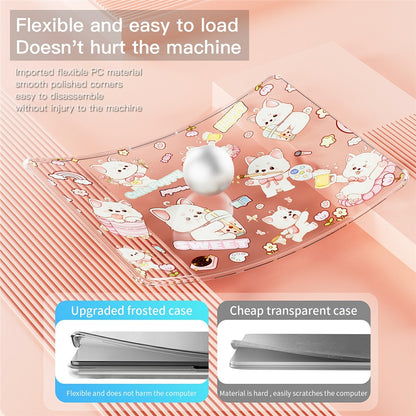 Imprint Pattern PC TPU Laptop Case For MacBook Pro 14 inch (2026) A3427 A3426 / (2025) A3434 A3112 A3185 A3401 / (2024) A2918 A2992 / (2023) A2779 / (2022) / (2021) A2442