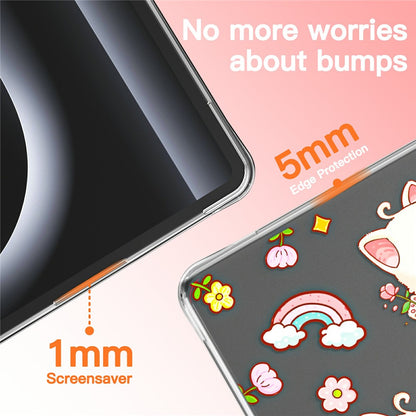 Imprint Pattern PC TPU Laptop Case For MacBook Pro 14 inch (2026) A3427 A3426 / (2025) A3434 A3112 A3185 A3401 / (2024) A2918 A2992 / (2023) A2779 / (2022) / (2021) A2442