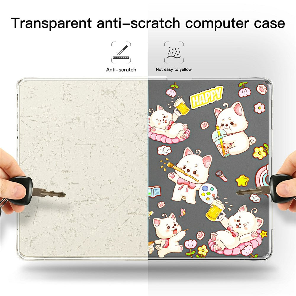 Imprint Pattern PC TPU Laptop Case For MacBook Pro 14 inch (2026) A3427 A3426 / (2025) A3434 A3112 A3185 A3401 / (2024) A2918 A2992 / (2023) A2779 / (2022) / (2021) A2442