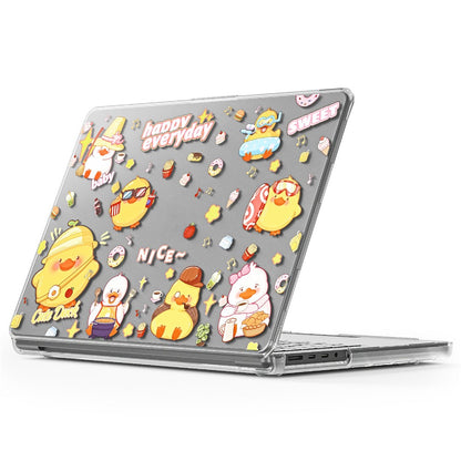 Imprint Pattern PC TPU Laptop Case For MacBook Pro 14 inch (2026) A3427 A3426 / (2025) A3434 A3112 A3185 A3401 / (2024) A2918 A2992 / (2023) A2779 / (2022) / (2021) A2442