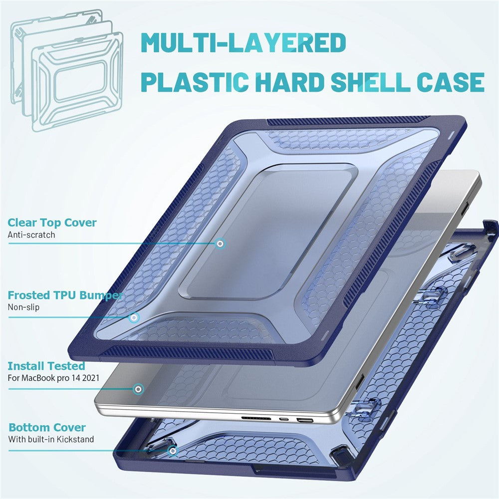 Laptop Case for MacBook Pro 14 inch (2026) A3427 A3426 / (2025) A3434 A3112 A3185 A3401 / (2024) A2918 A2992 / (2023) A2779 / (2022) / (2021) A2442 PC Front and Back Cover