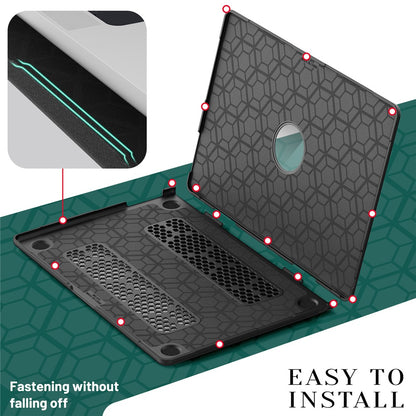 Kickstand Case for MacBook Air 15 inch (2026) A3448 / (2025) A3241 / (2024) A311 / (2023) A2941 Laptop Cover with Logo View