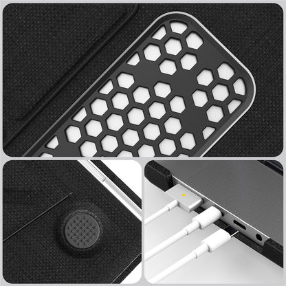 Kickstand Case for MacBook Pro 16 inch (2026) A3429 A3428 / (2025) A3186 A3403 / (2024) A2991 / (2023) A2780 / (2021) A2485 Laptop Cover