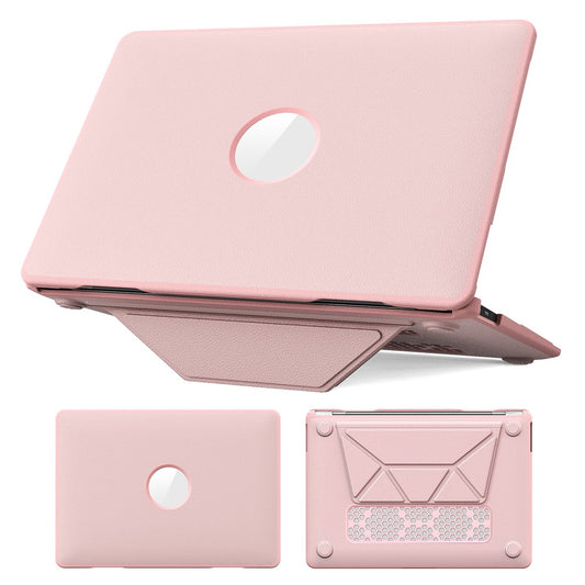 Laptop Case for MacBook Air 13 inch (2020) / (2018) A2337 M1 A2179 A1932 Kickstand PU TPU PC Notebook Protective Cover