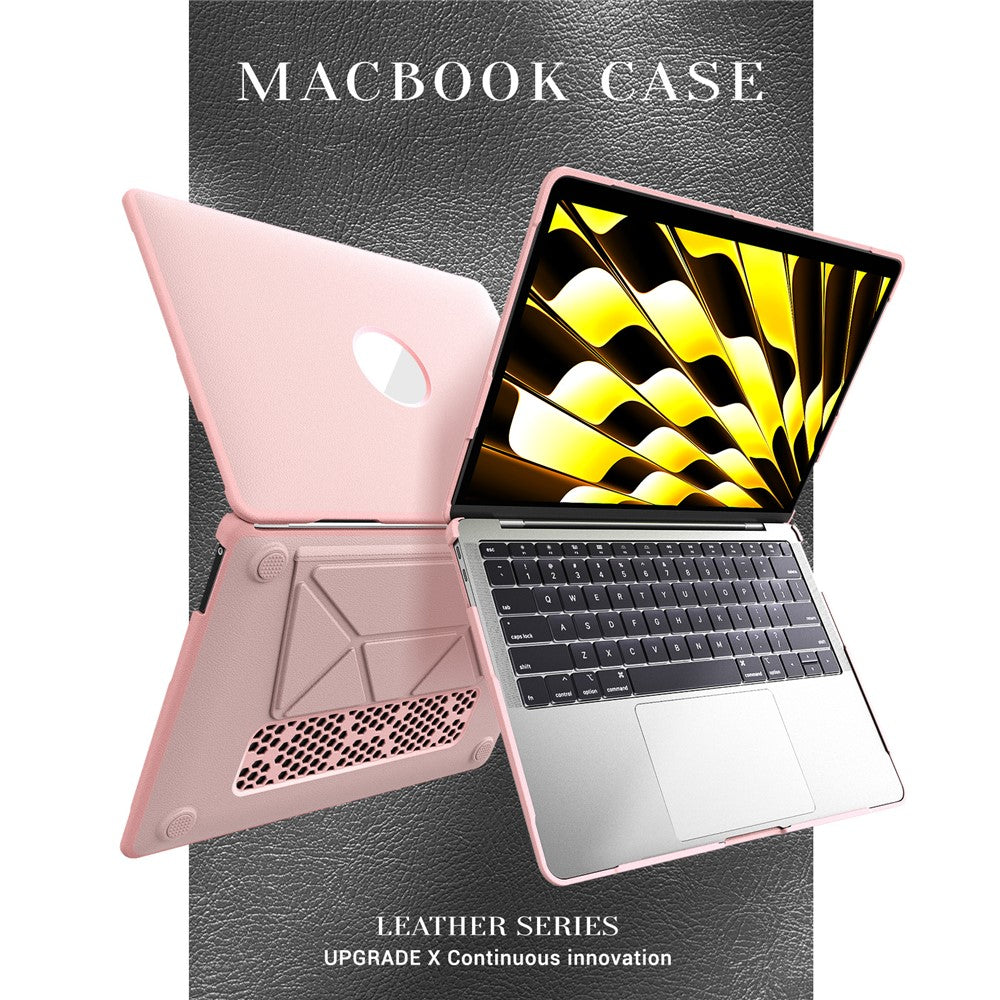 Laptop Case for MacBook Air 13 inch (2020) / (2018) A2337 M1 A2179 A1932 Kickstand PU TPU PC Notebook Protective Cover