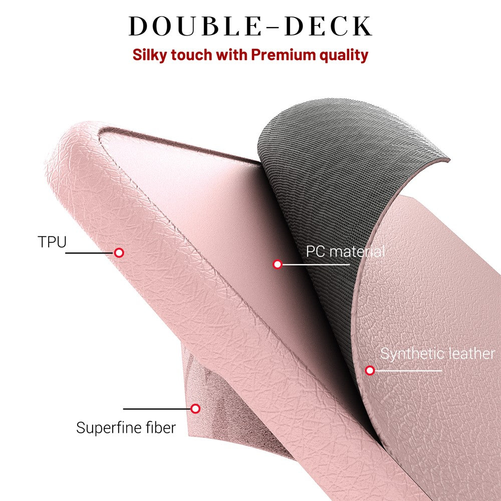 Laptop Case for MacBook Air 13 inch (2020) / (2018) A2337 M1 A2179 A1932 Kickstand PU TPU PC Notebook Protective Cover