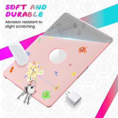 Pattern Printing Laptop Case for MacBook Air 13 inch (2020) / (2018) A2337 M1 A2179 A1932 Notebook Kickstand Cover