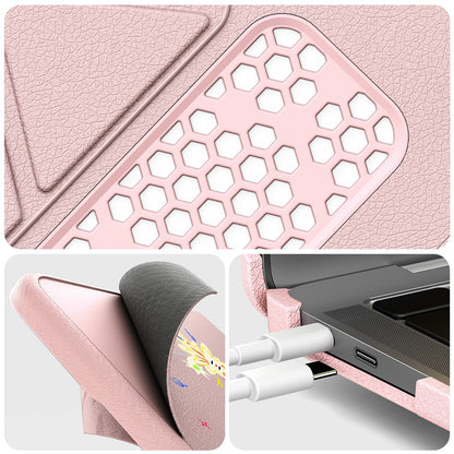 Pattern Printing Laptop Case for MacBook Air 13 inch (2020) / (2018) A2337 M1 A2179 A1932 Notebook Kickstand Cover
