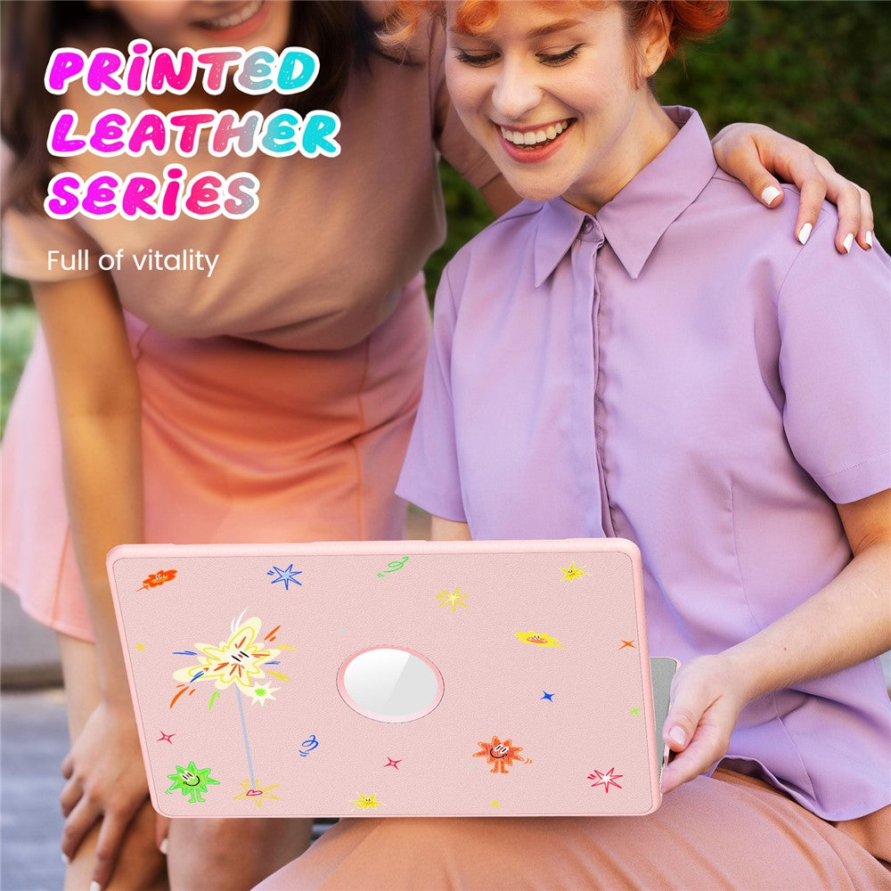 Pattern Printing Laptop Case for MacBook Air 13 inch (2026) A3449 / (2025) A3240 / (2024) A3113 / (2022) A2681 Notebook Kickstand Cover