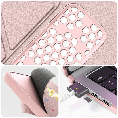 Pattern Printing Laptop Case for MacBook Air 13 inch (2026) A3449 / (2025) A3240 / (2024) A3113 / (2022) A2681 Notebook Kickstand Cover