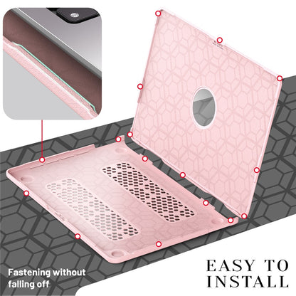 Laptop Case for MacBook Pro 13 inch (2020) / (2019) / (2018) / (2017) / (2016) / A1706 / A1708 / A1989 / A2159 / A2338 / A2289 / A2251 Notebook Kickstand Cover