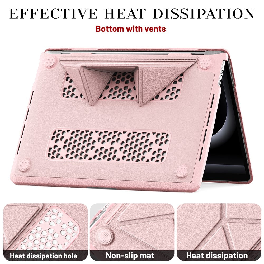 Laptop Case for MacBook Pro 13 inch (2020) / (2019) / (2018) / (2017) / (2016) / A1706 / A1708 / A1989 / A2159 / A2338 / A2289 / A2251 Notebook Kickstand Cover