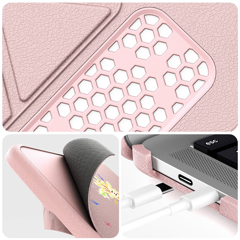 Pattern Printing Laptop Case for MacBook Pro 13 inch (2020) / (2019) / (2018) / (2017) / (2016) Notebook Kickstand Cover