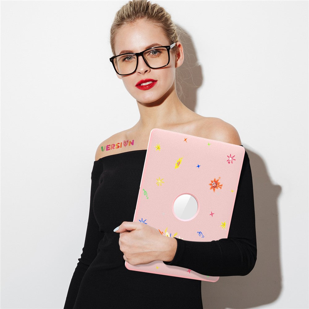 Pattern Printing Laptop Case for MacBook Pro 13 inch (2020) / (2019) / (2018) / (2017) / (2016) Notebook Kickstand Cover