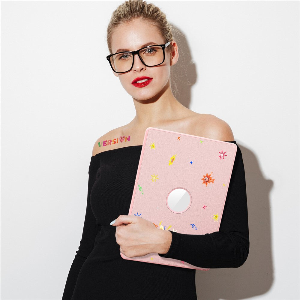 Pattern Printing Laptop Case for MacBook Pro 14 inch (2026) A3427 A3426 / (2025) A3434 A3112 A3185 A3401 / (2024) A2918 A2992 / (2023) A2779 / (2022) / (2021) A2442 Notebook Kickstand Cover