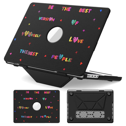 Pattern Printing Laptop Case for MacBook Pro 14 inch (2026) A3427 A3426 / (2025) A3434 A3112 A3185 A3401 / (2024) A2918 A2992 / (2023) A2779 / (2022) / (2021) A2442 Notebook Kickstand Cover