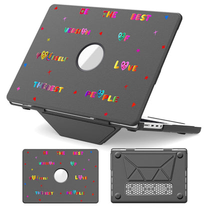 Pattern Printing Laptop Case for MacBook Pro 14 inch (2026) A3427 A3426 / (2025) A3434 A3112 A3185 A3401 / (2024) A2918 A2992 / (2023) A2779 / (2022) / (2021) A2442 Notebook Kickstand Cover