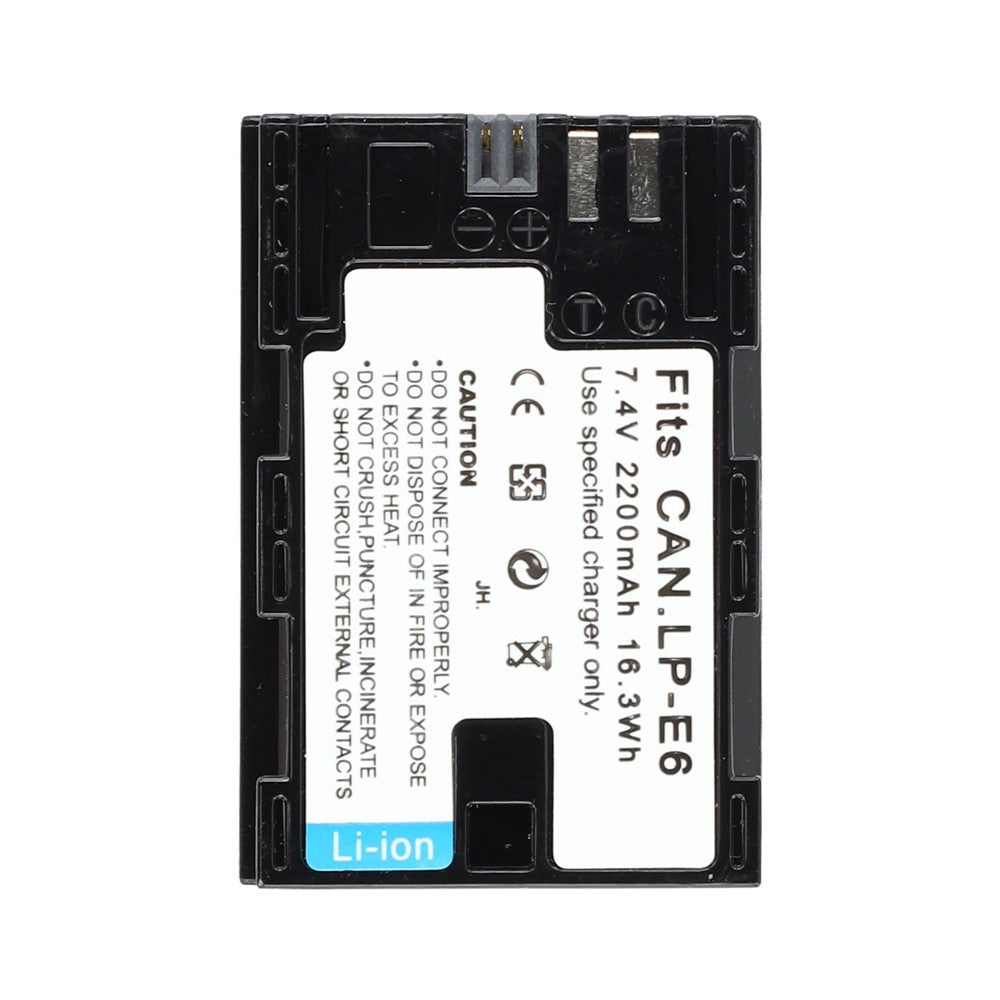 For Canon EOS 5DS R / 5D Mark IV 2200mAh 7.4V Li-Polymer Battery Assembly Part (Without Logo) (Encode: LP-E6)