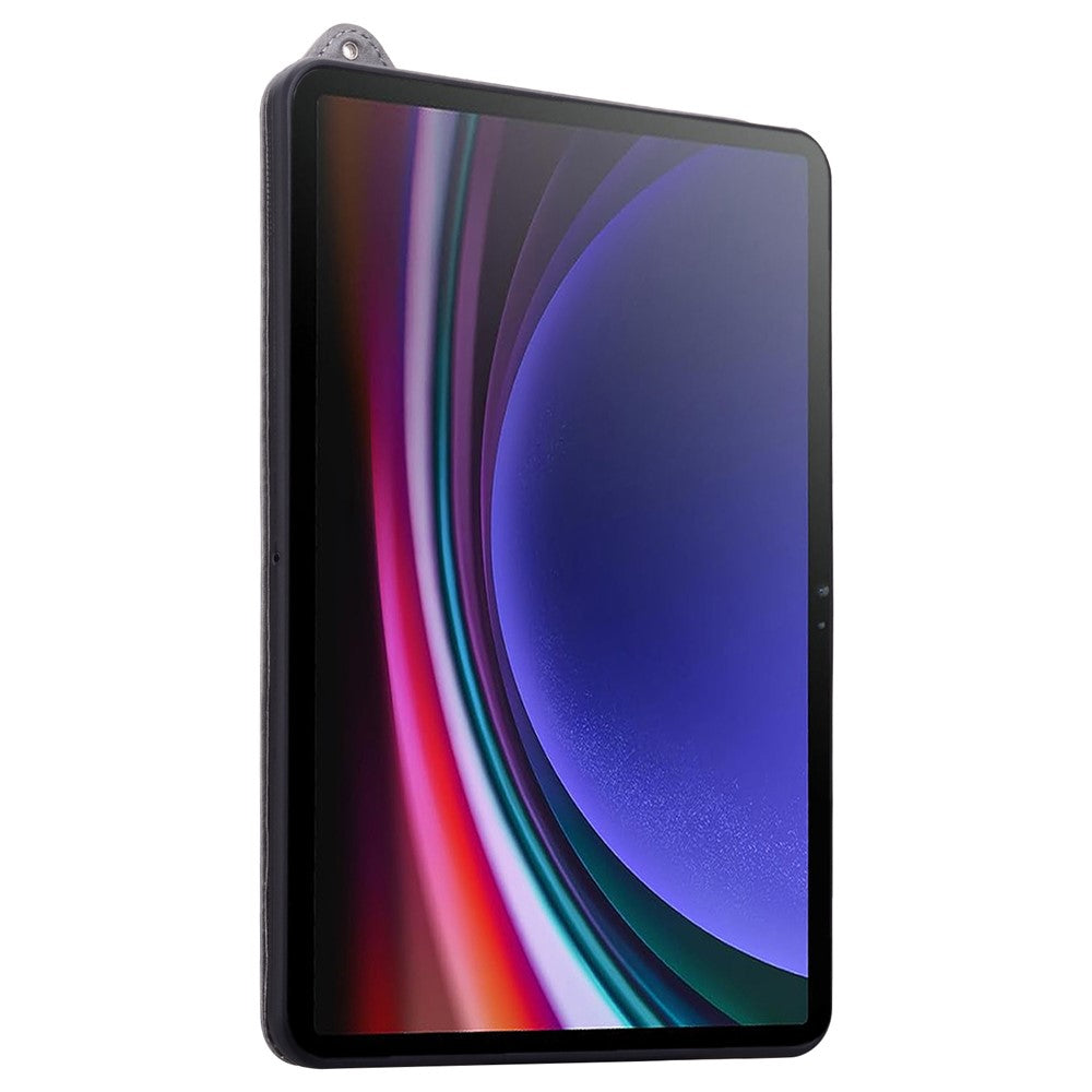 For Samsung Galaxy Tab S11 Ultra Case Hand Strap Kickstand Leather Tablet Cover
