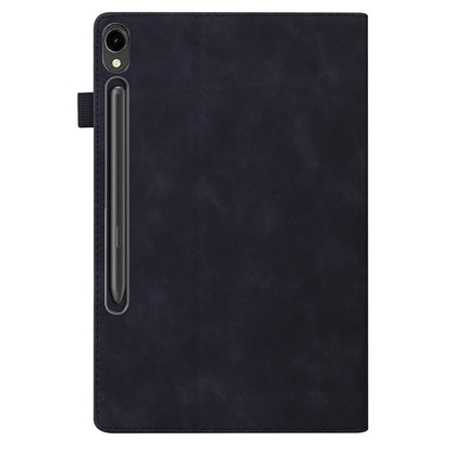 For Samsung Galaxy Tab S11 Ultra Case PU Leather Protective Folio Tablet Cover with Card Holder