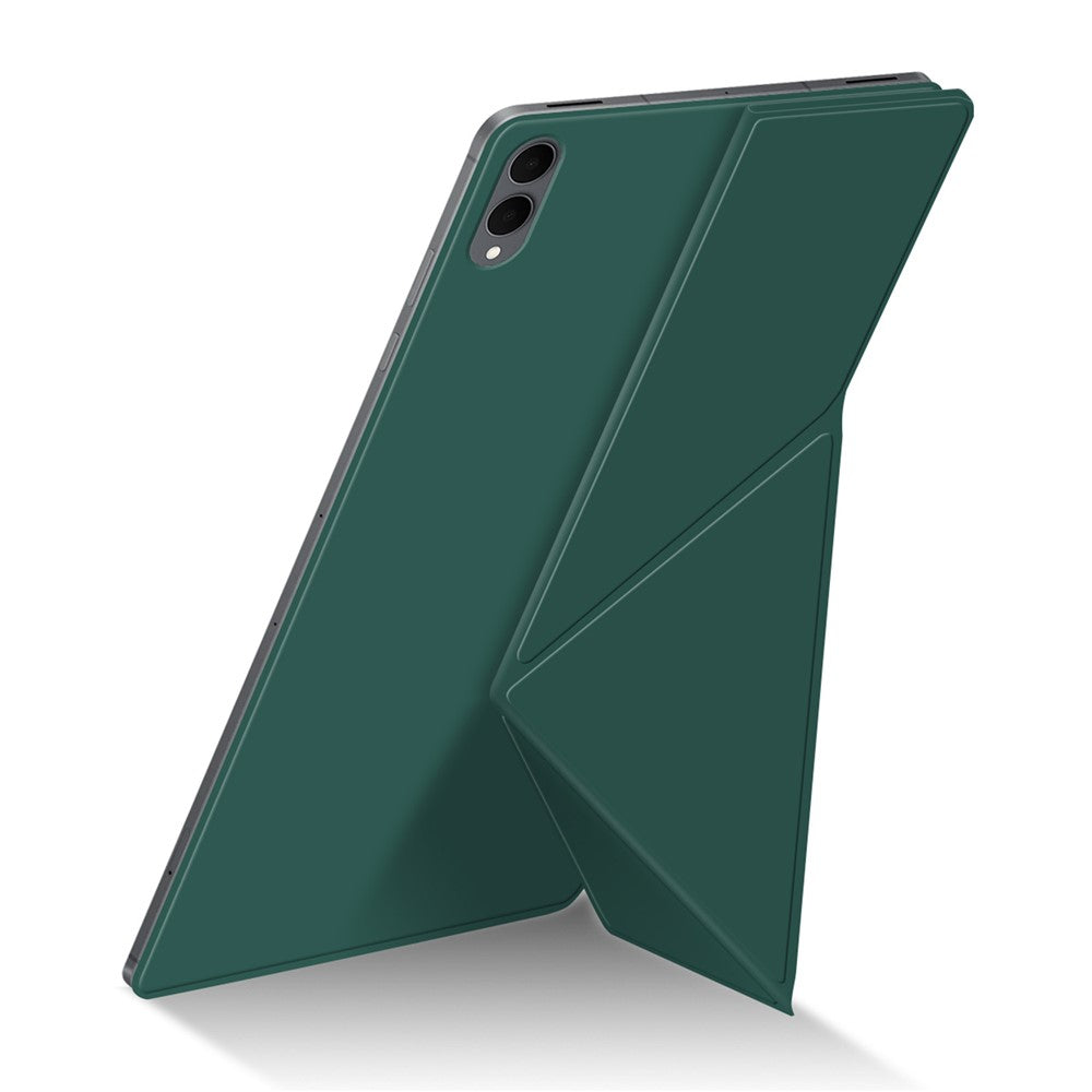 For Samsung Galaxy Tab S11 Ultra Leather Case Origami Stand Magnetic Tablet Cover Auto Wake  /  Sleep