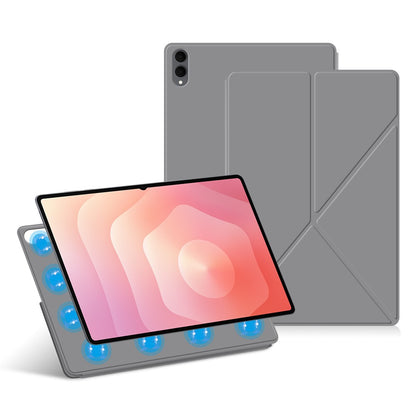 For Samsung Galaxy Tab S11 Ultra Leather Case Origami Stand Magnetic Tablet Cover Auto Wake  /  Sleep