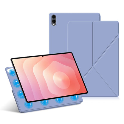 For Samsung Galaxy Tab S11 Ultra Leather Case Origami Stand Magnetic Tablet Cover Auto Wake  /  Sleep