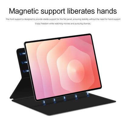 For Samsung Galaxy Tab S11 Ultra Case Stand Magnetic Leather Tablet Cover with Auto Sleep / Wake