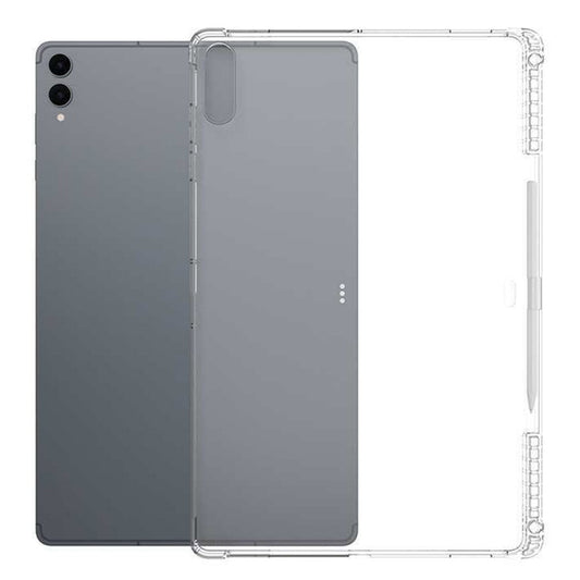 For Samsung Galaxy Tab S11 Ultra Case Reinforced Four Corner Anti-Drop Clear TPU Tablet Cover with Pen Slot