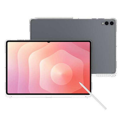 For Samsung Galaxy Tab S11 Ultra Case Reinforced Four Corner Anti-Drop Clear TPU Tablet Cover with Pen Slot
