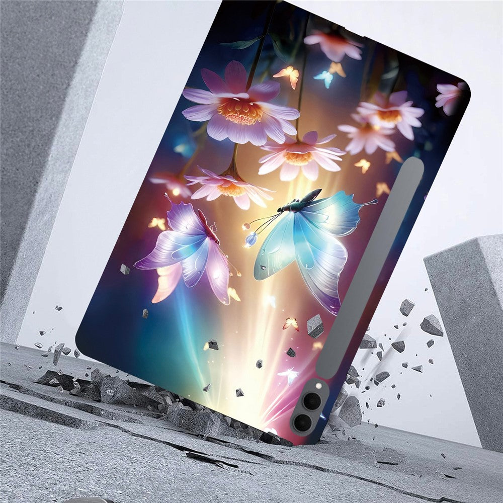For Samsung Galaxy Tab S11 Ultra Case Pattern Printing Slim Soft TPU Tablet Cover