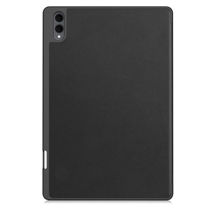 For Samsung Galaxy Tab S11 Ultra Stand Case Shock-Absorbent Leather Tablet Cover with Pen Slot