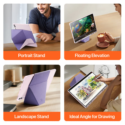 DUX DUCIS For Samsung Galaxy Tab S11 Ultra / S10 Ultra / S9 Ultra Tablet Case  Vers Series Multi-function Folding Stand Leather Cover