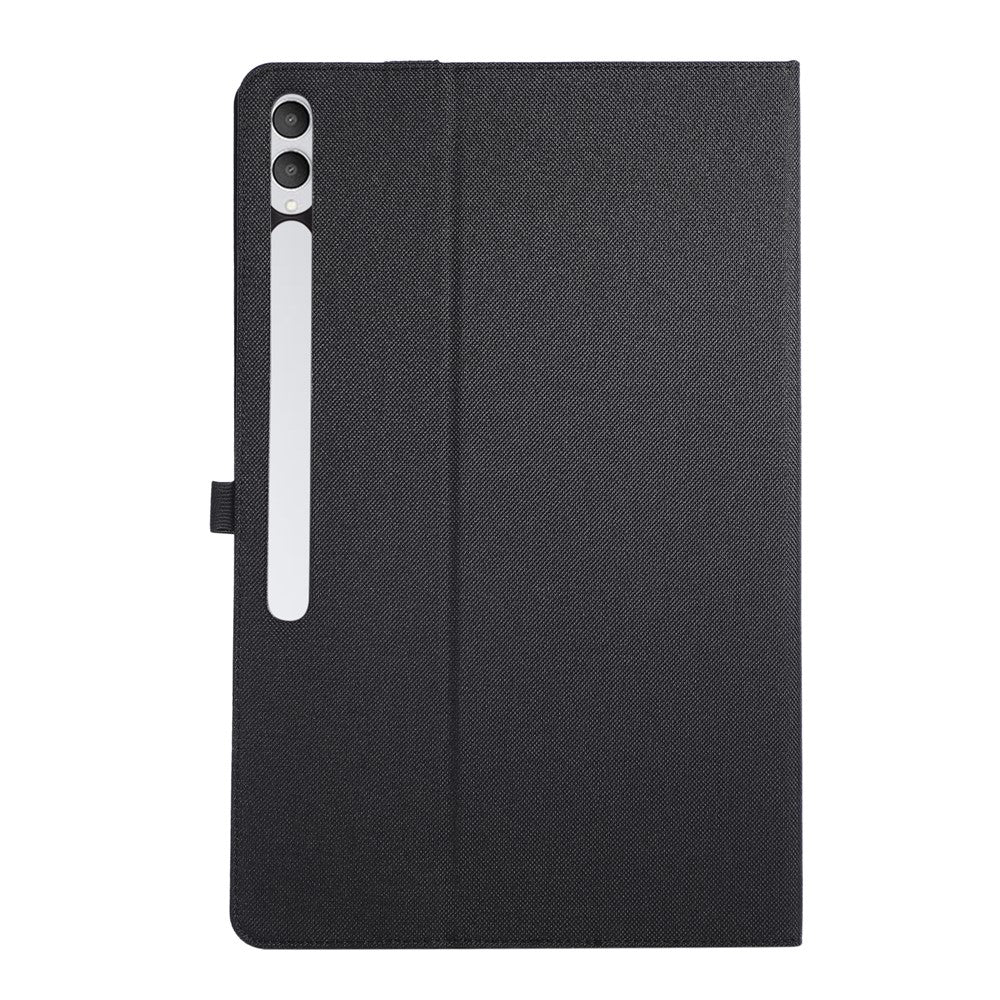 For Samsung Galaxy Tab S11 Ultra Case with Stand Card Holder Cloth Texture Leather Tablet Cover