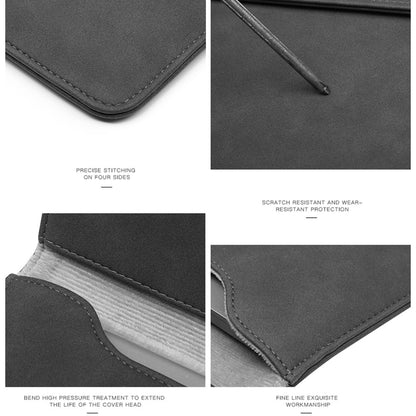 HL0130  16 inch Laptop Bag for MacBook Pro 16 inch (2026) A3429 A3428 / (2025) A3186 A3403 / (2024) A2991 / (2023) A2780 / (2021) A2485 Leather Notebook Sleeve Mouse