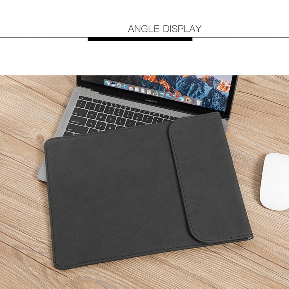 HL0130  16 inch Laptop Bag for MacBook Pro 16 inch (2026) A3429 A3428 / (2025) A3186 A3403 / (2024) A2991 / (2023) A2780 / (2021) A2485 Leather Notebook Sleeve Mouse