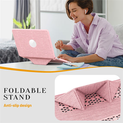 For MacBook Neo 13 inch (2026) Kickstand Case Laptop Cover with Logo View