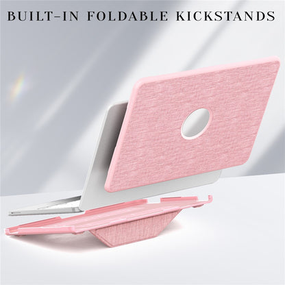 For MacBook Neo 13 inch (2026) Kickstand Case Laptop Cover with Logo View