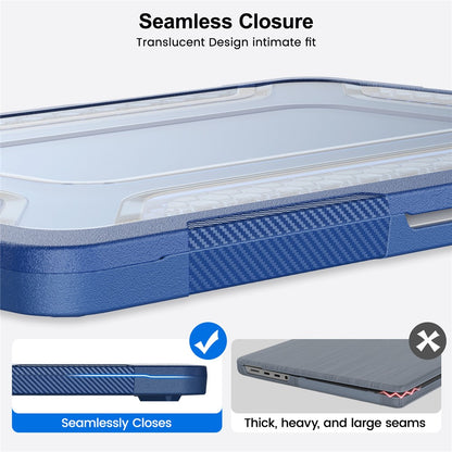 For MacBook Neo 13 inch (2026) Protective Case with Metal Kickstand Honeycomb Cooling Design PC+TPU Laptop Cover