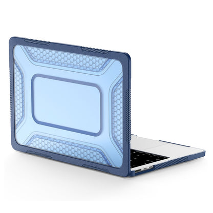 Protective Case with Metal Kickstand for MacBook Air 13 inch (2026) / (2025) / (2024) / (2022) Honeycomb Cooling Design PC+TPU Laptop Cover