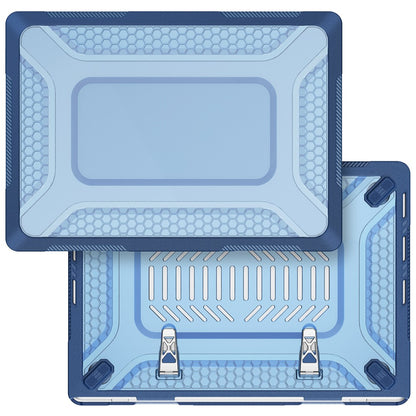 Protective Case with Metal Kickstand for MacBook Pro 14 inch (2026) / (2025) / (2024) / (2023) / (2022) / (2021) Honeycomb Cooling Design PC+TPU Laptop Cover