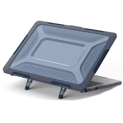 For MacBook Air 13 inch (2026) A3449 / (2025) A3240 / (2024) A3113 / (2022) A2681 Protective Case Anti-Scratch Laptop Hard PC Case with Kickstand