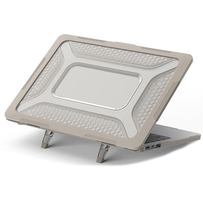 For MacBook Air 13 inch (2026) A3449 / (2025) A3240 / (2024) A3113 / (2022) A2681 Protective Case Anti-Scratch Laptop Hard PC Case with Kickstand
